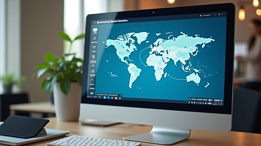 Collegamento e rete locale tra ristorante e siti web con connessioni visibili