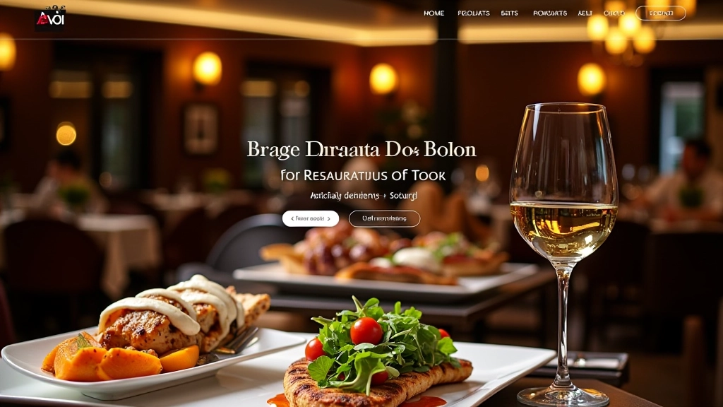 Sito web ristorante con menu digitale interattivo